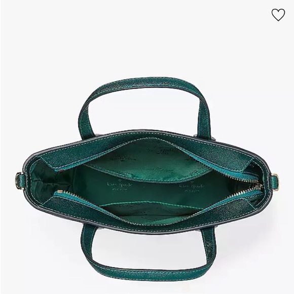 Kate Spade Glitter Glimmer satchel bag
NWT festive teal - Picture 2 of 6